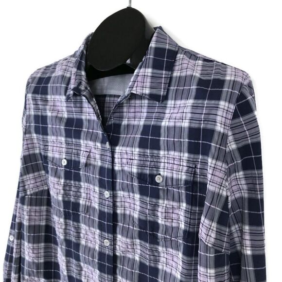 Eddie Bauer Adventurer II Long Sleeve Shirt Women's XL Plaid Hiking Outdoor - Picture 3 of 12